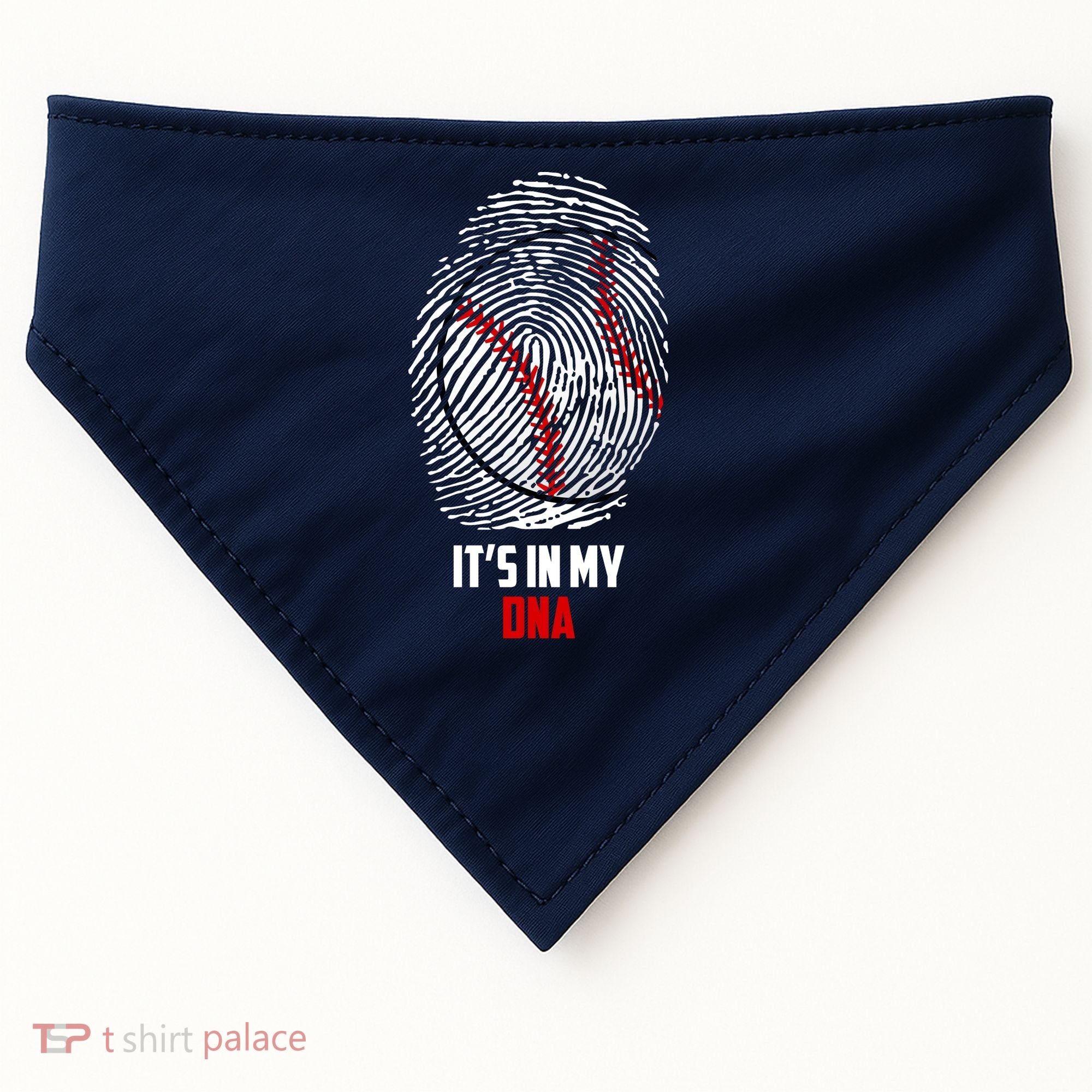 It's In My DNA Baseball USA-Made Doggie Bandana