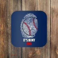 It's In My DNA Baseball Coaster thumb 0