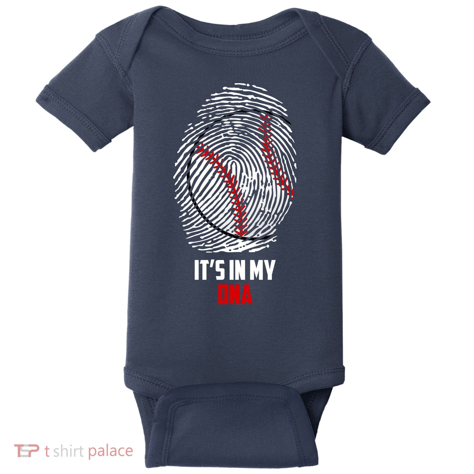 It's In My DNA Baseball Baby Bodysuit