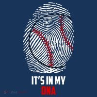 It's In My DNA Baseball Baby Bodysuit thumb 2