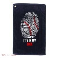 It's In My DNA Baseball Golf Towel thumb 0