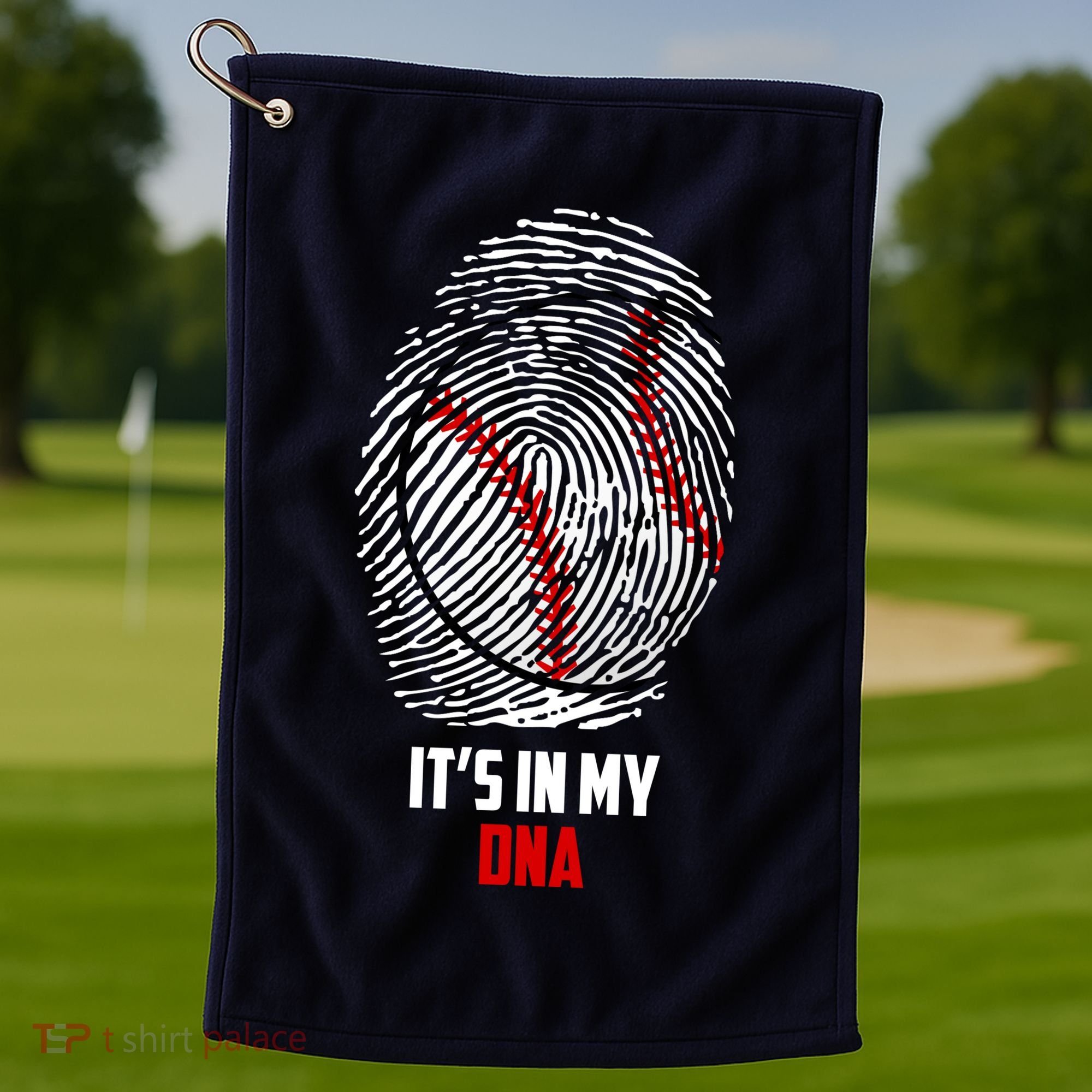 It's In My DNA Baseball Golf Towel