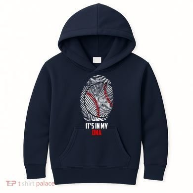 It's In My DNA Baseball Kids Hoodie
