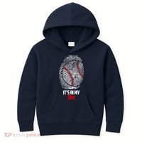 It's In My DNA Baseball Kids Hoodie thumb 0