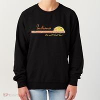 Indiana Its Not That Bad Awesome Retro State Women's Sweatshirt thumb 0
