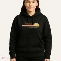 Indiana Its Not That Bad Awesome Retro State Hoodie thumb 5