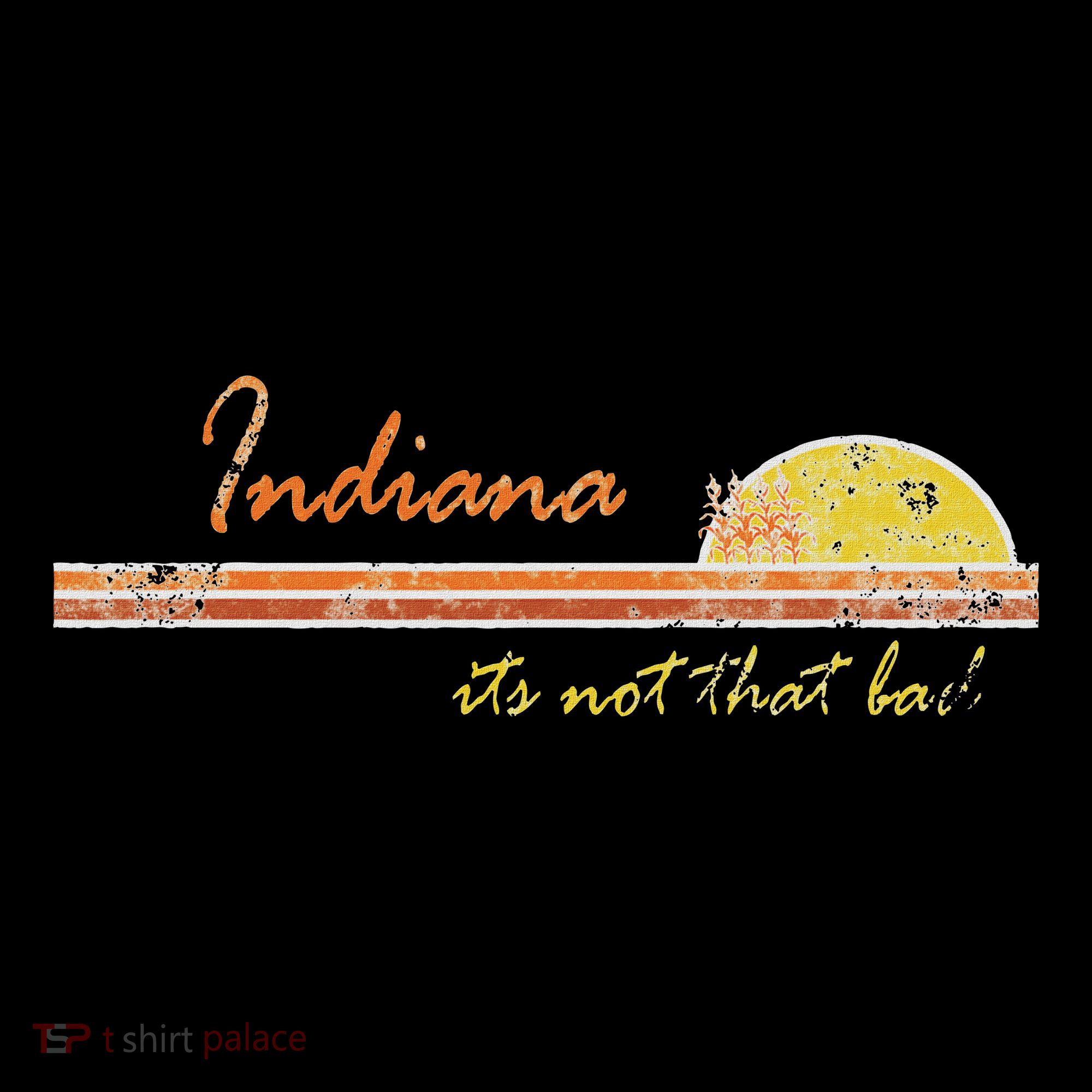 Indiana Its Not That Bad Awesome Retro State Sweatshirt