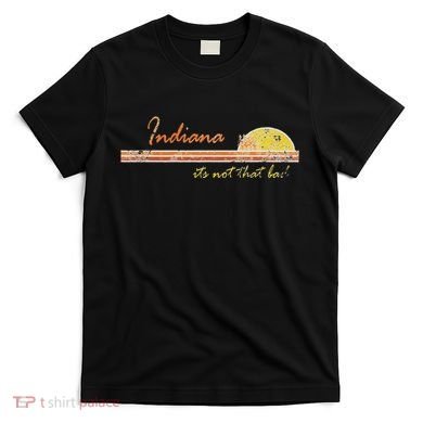 Indiana Its Not That Bad Awesome Retro State T-Shirt