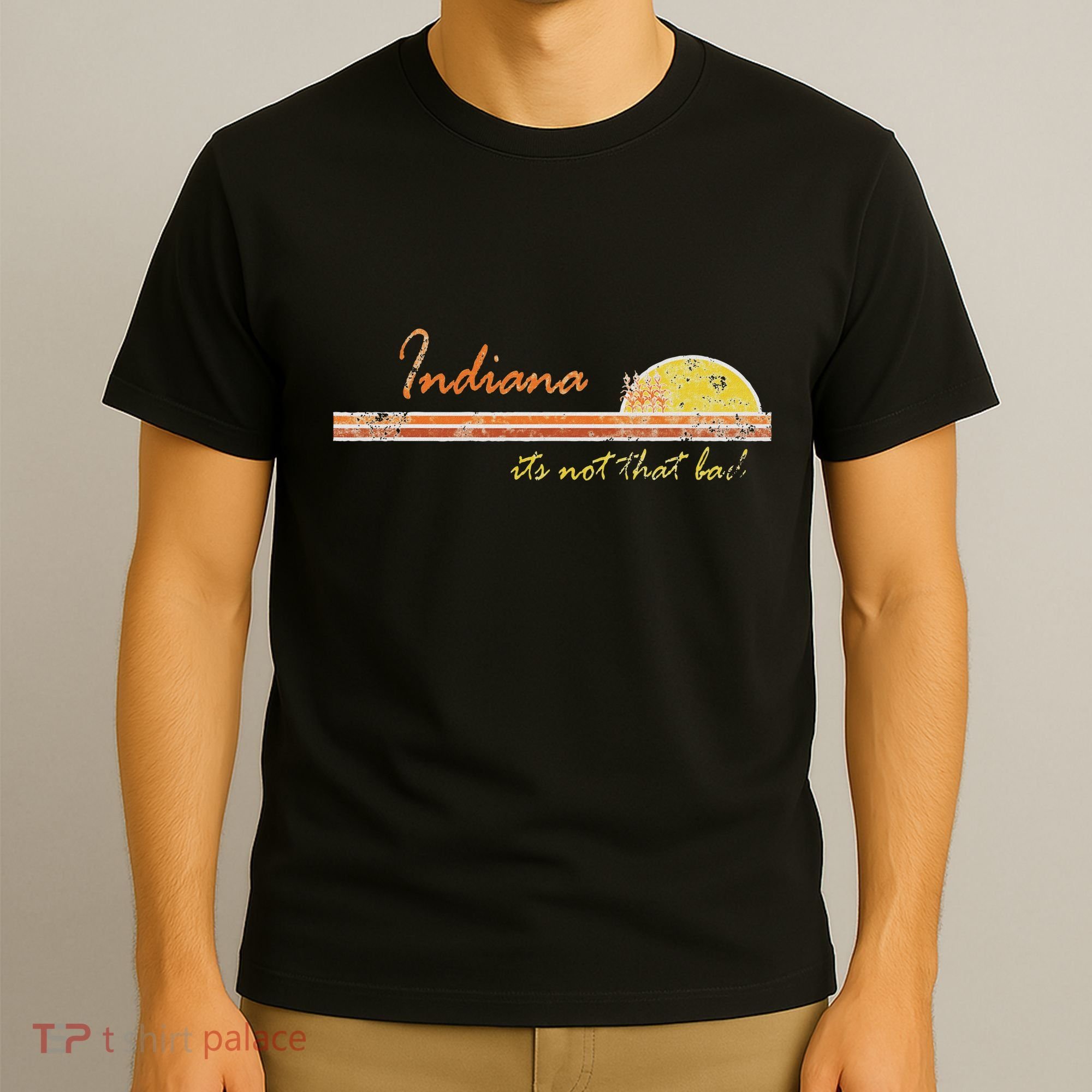 Indiana Its Not That Bad Awesome Retro State T-Shirt