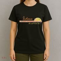 Indiana Its Not That Bad Awesome Retro State T-Shirt thumb 4
