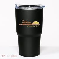 Indiana Its Not That Bad Awesome Retro State Tumbler thumb 0