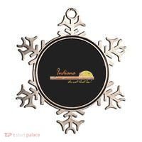 Indiana Its Not That Bad Awesome Retro State Ornament thumb 0