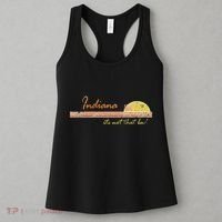 Indiana Its Not That Bad Awesome Retro State Women's Tank Top thumb 3