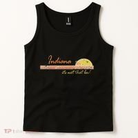 Indiana Its Not That Bad Awesome Retro State Tank Top thumb 2