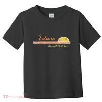 Indiana Its Not That Bad Awesome Retro State Toddler T-Shirt thumb 0