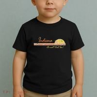 Indiana Its Not That Bad Awesome Retro State Toddler T-Shirt thumb 2