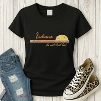 Indiana Its Not That Bad Awesome Retro State Women's T-Shirt thumb 3