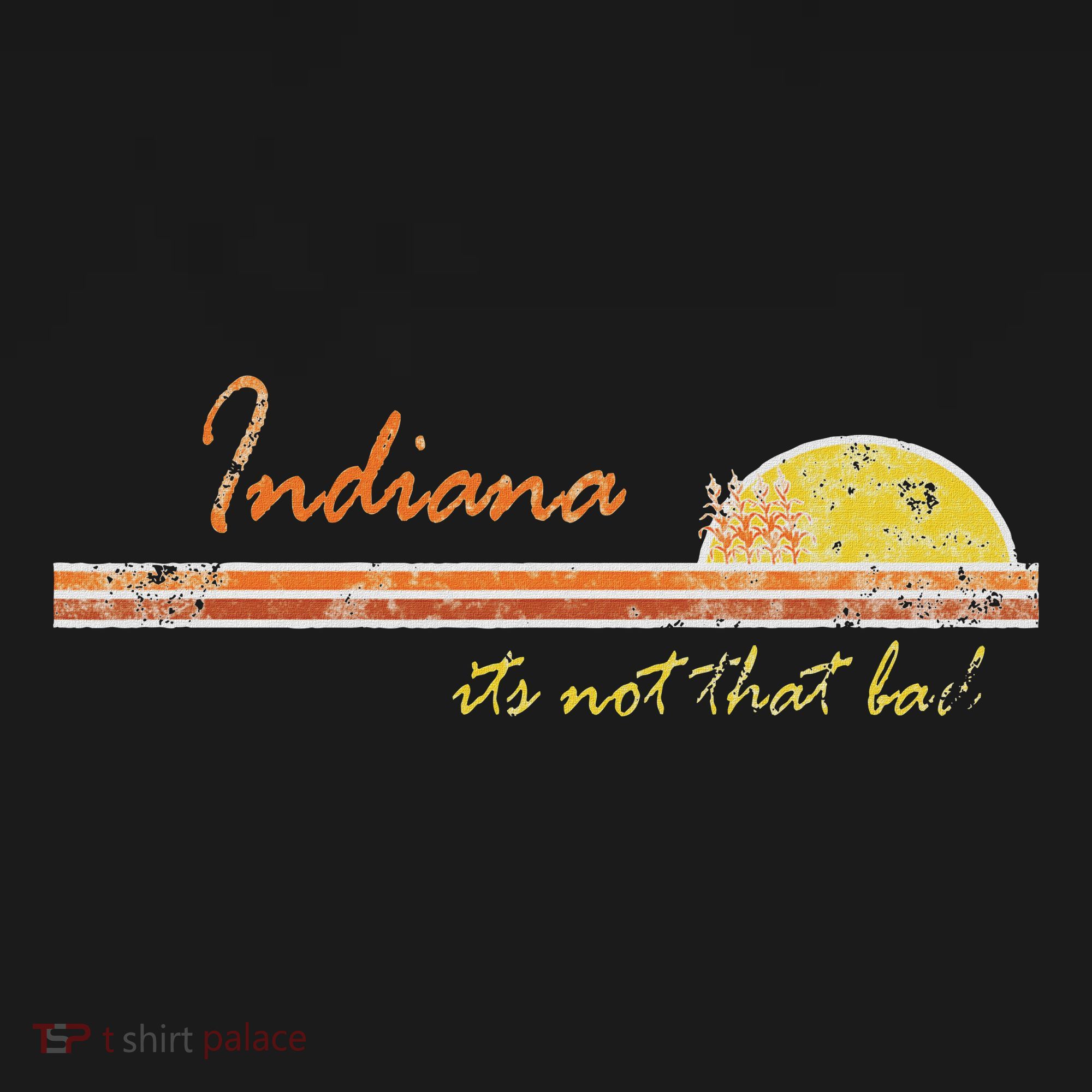 Indiana Its Not That Bad Awesome Retro State Kids Sweatshirt
