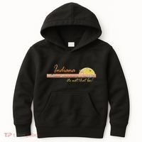 Indiana Its Not That Bad Awesome Retro State Kids Hoodie thumb 0