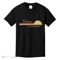 Indiana Its Not That Bad Awesome Retro State Kids T-Shirt thumb 0