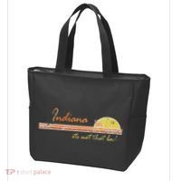 Indiana Its Not That Bad Awesome Retro State Tote Bag thumb 3