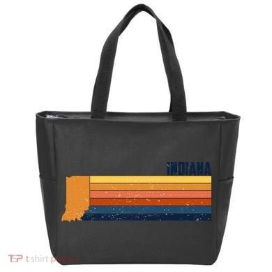 Retro Vintage Indiana Tote Bag