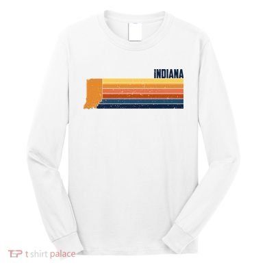 Retro Vintage Indiana Long Sleeve Shirt