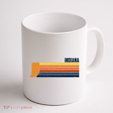 Retro Vintage Indiana Coffee Mug back