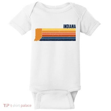 Retro Vintage Indiana Baby Bodysuit