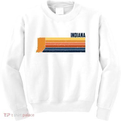 Retro Vintage Indiana Kids Sweatshirt