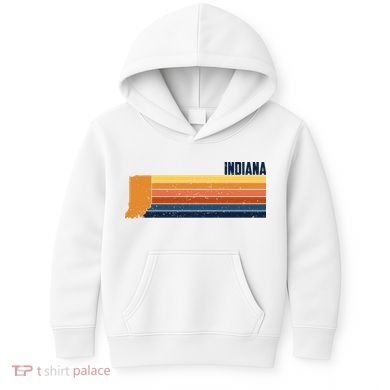 Retro Vintage Indiana Kids Hoodie