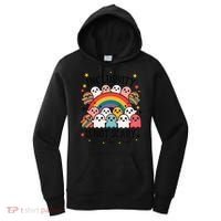 Inclusivity Is Not Scary  Cute Ghost Welcome Here Funny Women's Hoodie thumb 0
