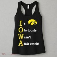 Iowa It Obviously Wasn’T A Fair Catch Women's Tank Top thumb 3