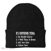If I Offend You 1 IM Really Sorry 2 I Will Tone It Down Beanie thumb 0