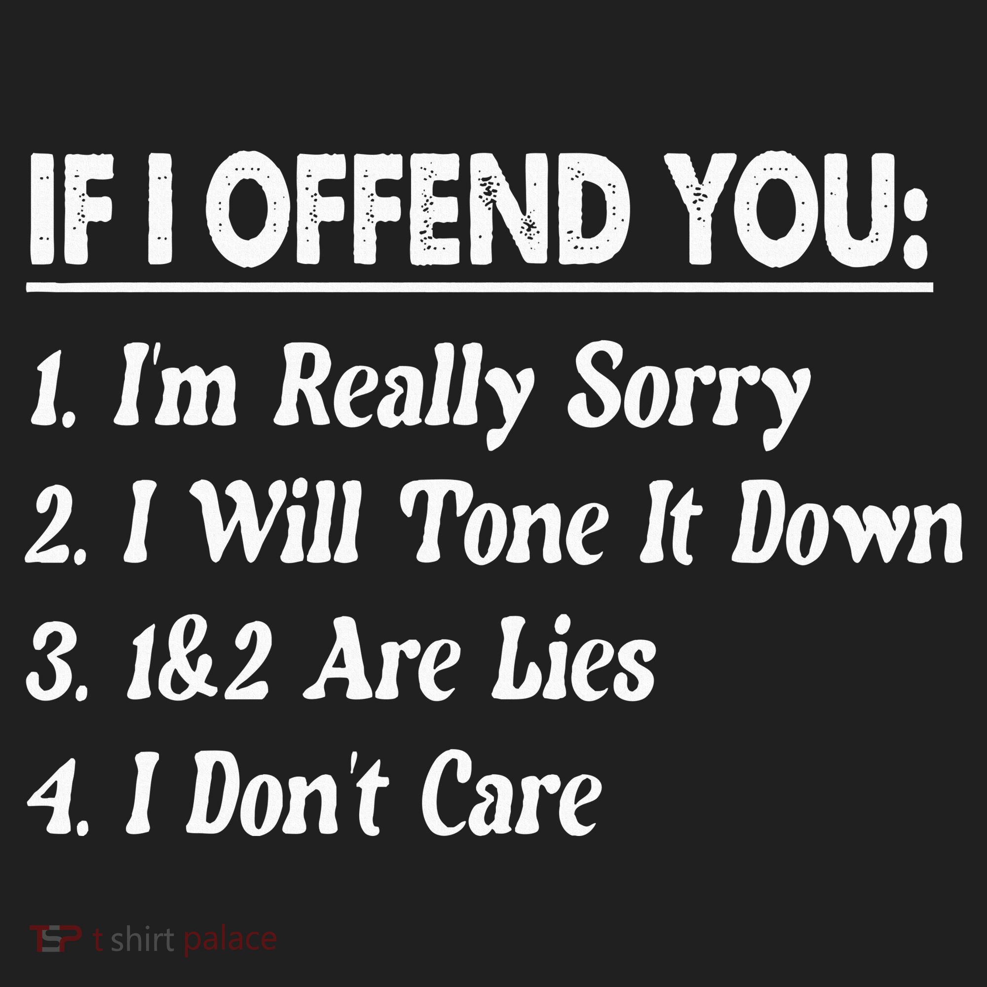 If I Offend You 1 IM Really Sorry 2 I Will Tone It Down Beanie