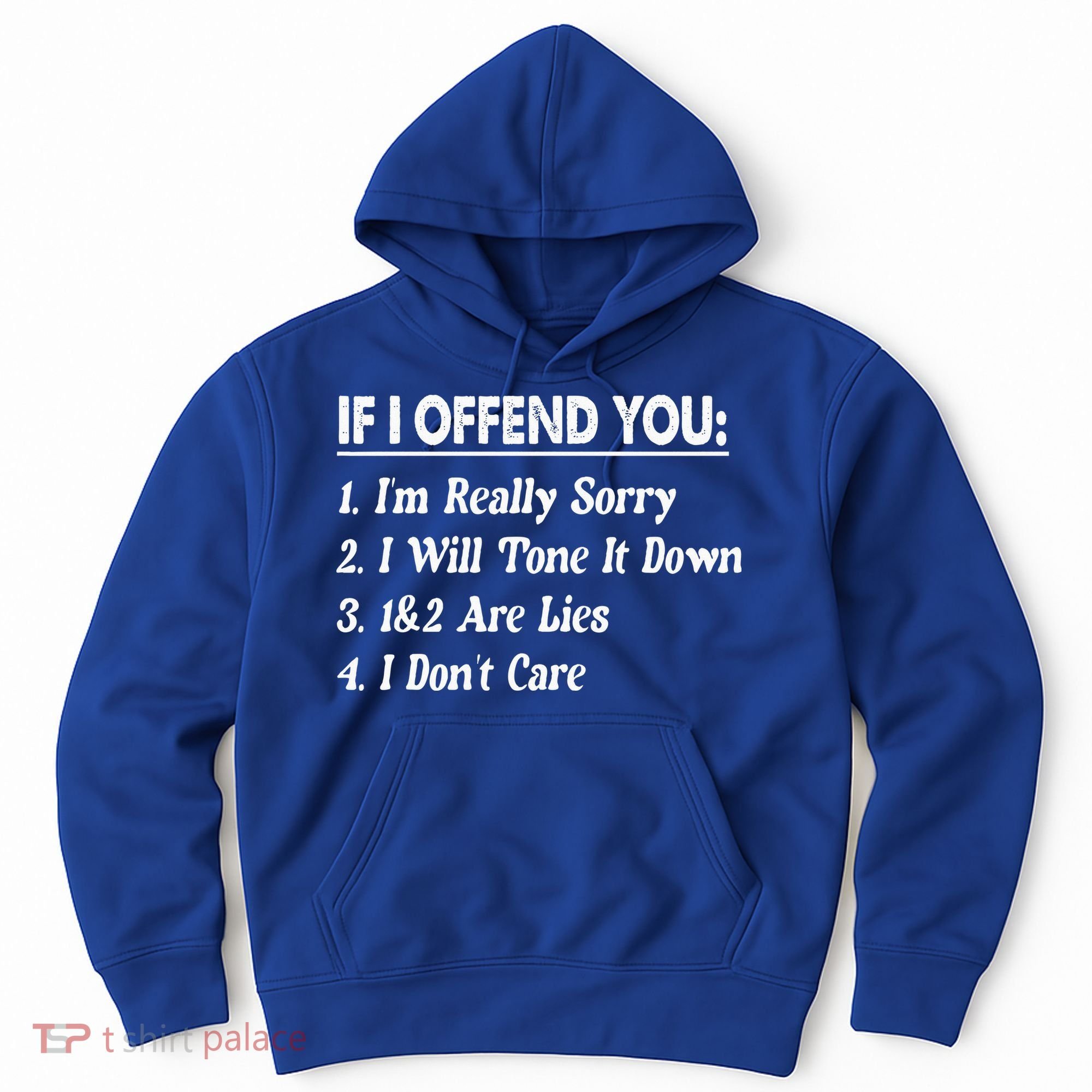 If I Offend You 1 IM Really Sorry 2 I Will Tone It Down Hoodie