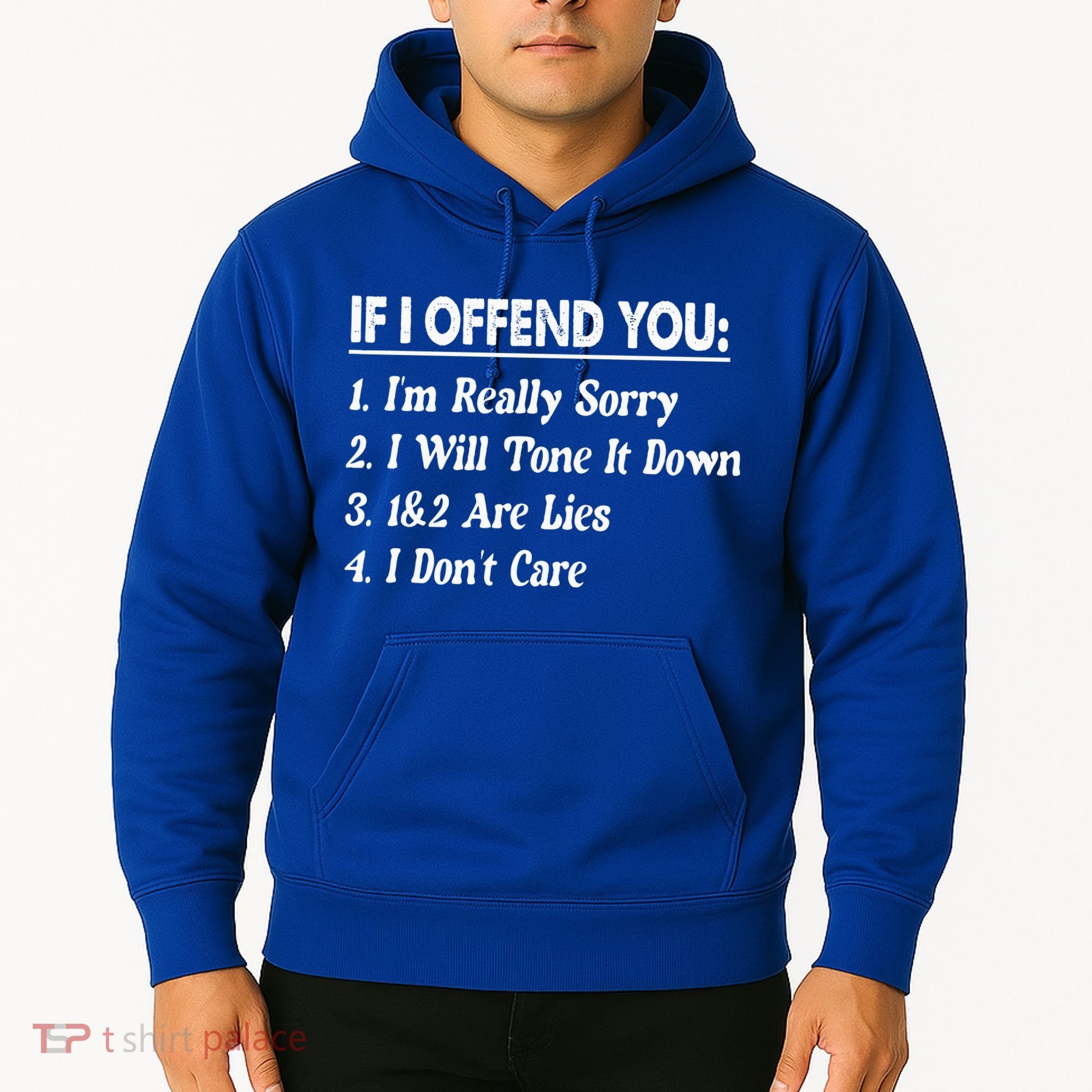 If I Offend You 1 IM Really Sorry 2 I Will Tone It Down Hoodie
