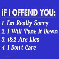 If I Offend You 1 IM Really Sorry 2 I Will Tone It Down Sweatshirt thumb 3