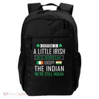 Indian Irish On St Patrick's Day Backpack thumb 0