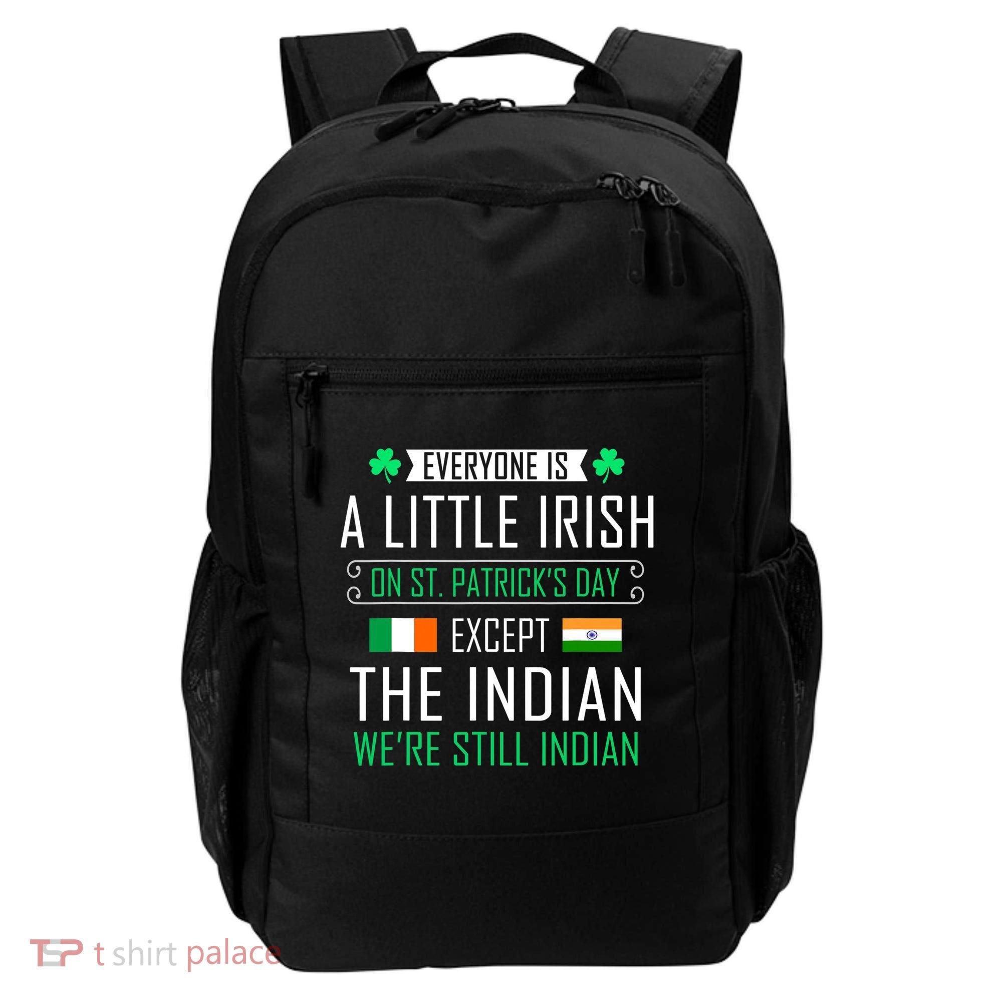 Indian Irish On St Patrick's Day Backpack