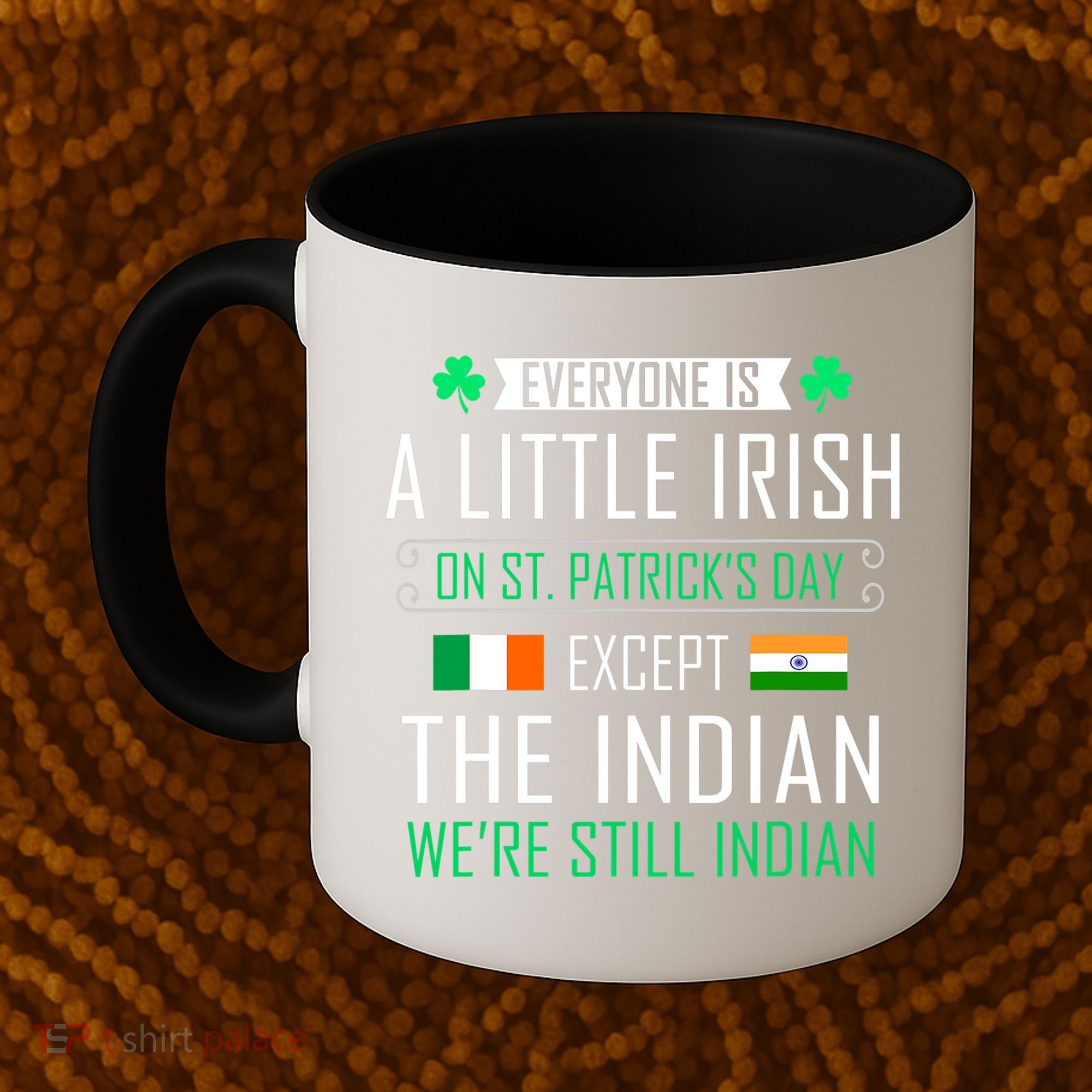 Indian Irish On St Patrick's Day Coffee Mug