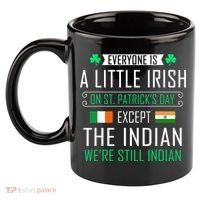 Indian Irish On St Patrick's Day 11oz C Handle Ceramic Mug thumb 2