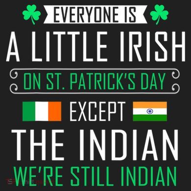 Indian Irish On St Patrick's Day 15oz Campfire Ceramic Mug