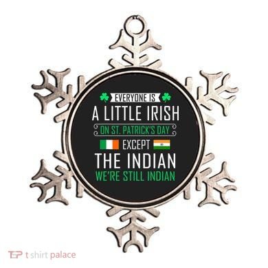 Indian Irish On St Patrick's Day Ornament