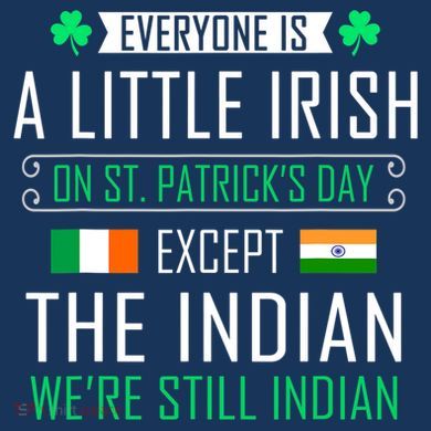 Indian Irish On St Patrick's Day Hoodie