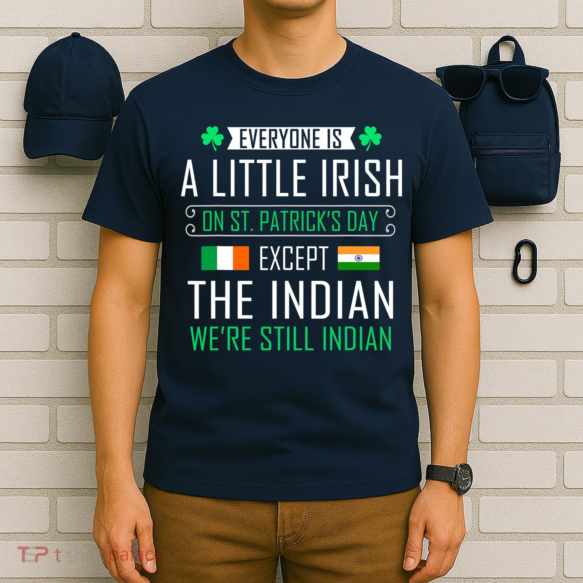 Indian Irish On St Patrick's Day T-Shirt