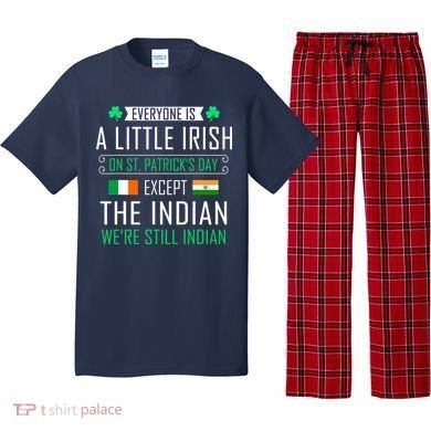 Indian Irish On St Patrick's Day Pajama Set