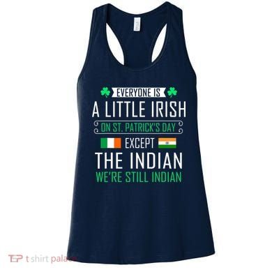 Indian Irish On St Patrick's Day Women's Tank Top