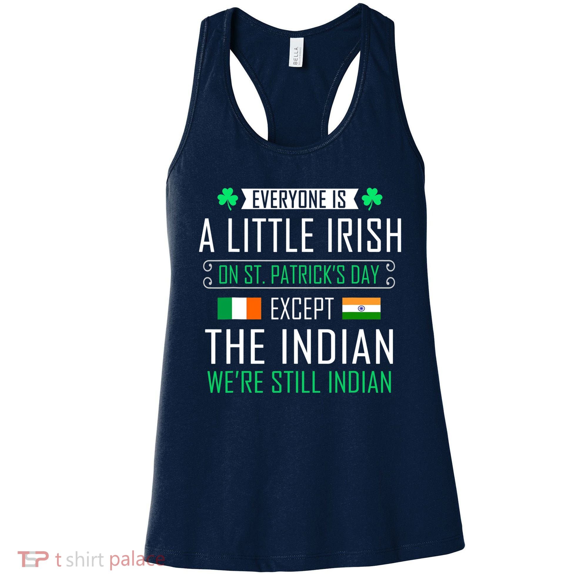 Indian Irish On St Patrick's Day Women's Tank Top