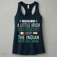 Indian Irish On St Patrick's Day Women's Tank Top thumb 3